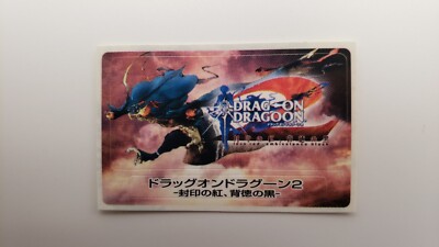 Drakengard 2 Drag on Dragoon 2 Speicherkartenaufkleber $5 Versand beliebige M...
