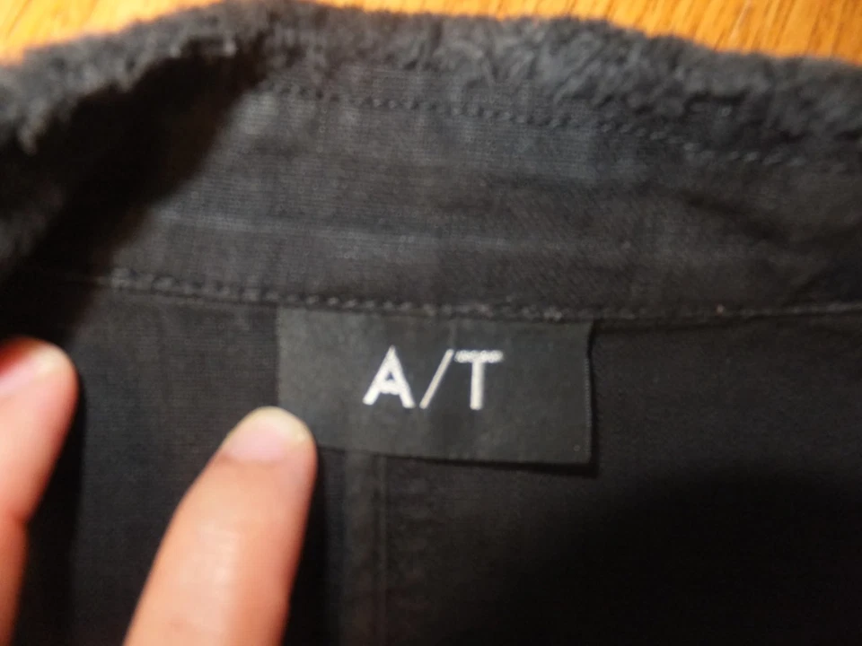 Atsuro Tayama Women Cotton/Linen Vintage Jacket Women XS Black - Image 2 of 4