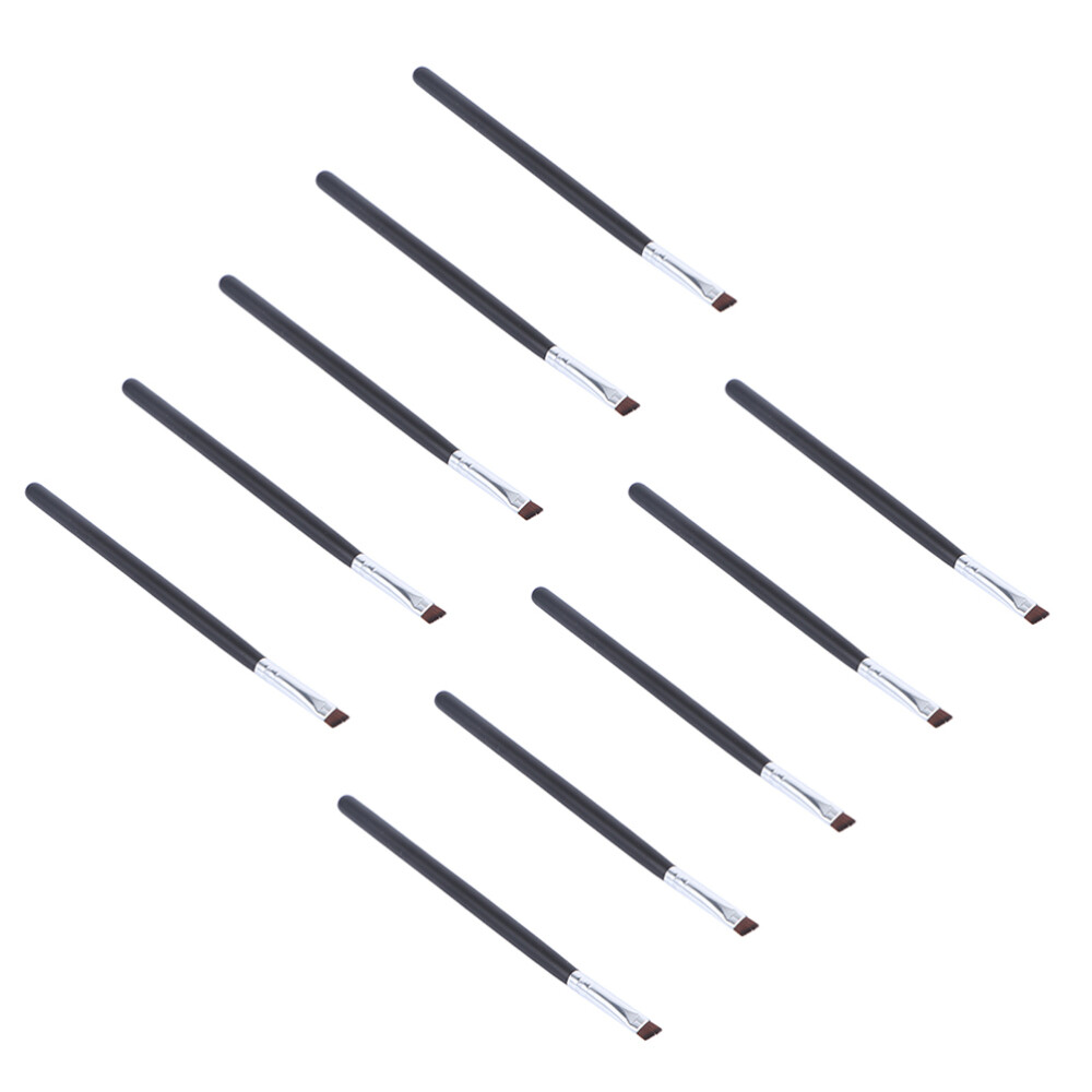 4-teiliges Eyeliner & Augenbrauen Pinsel-Set | Weiche Borsten | Ideal Für Make-up Anfänger & Profis
