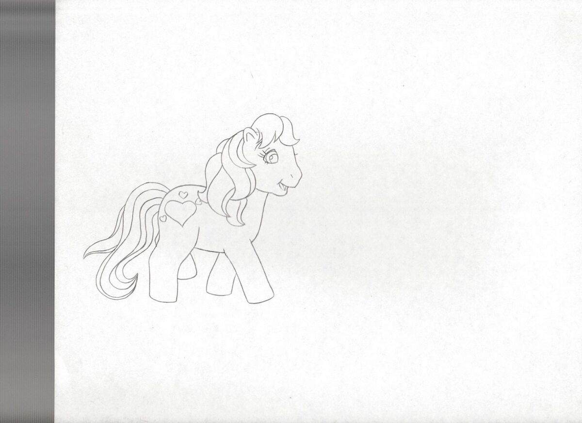 MY LITTLE PONY Cartoon Animation Prod. Pencil Drawing MLP S14-4