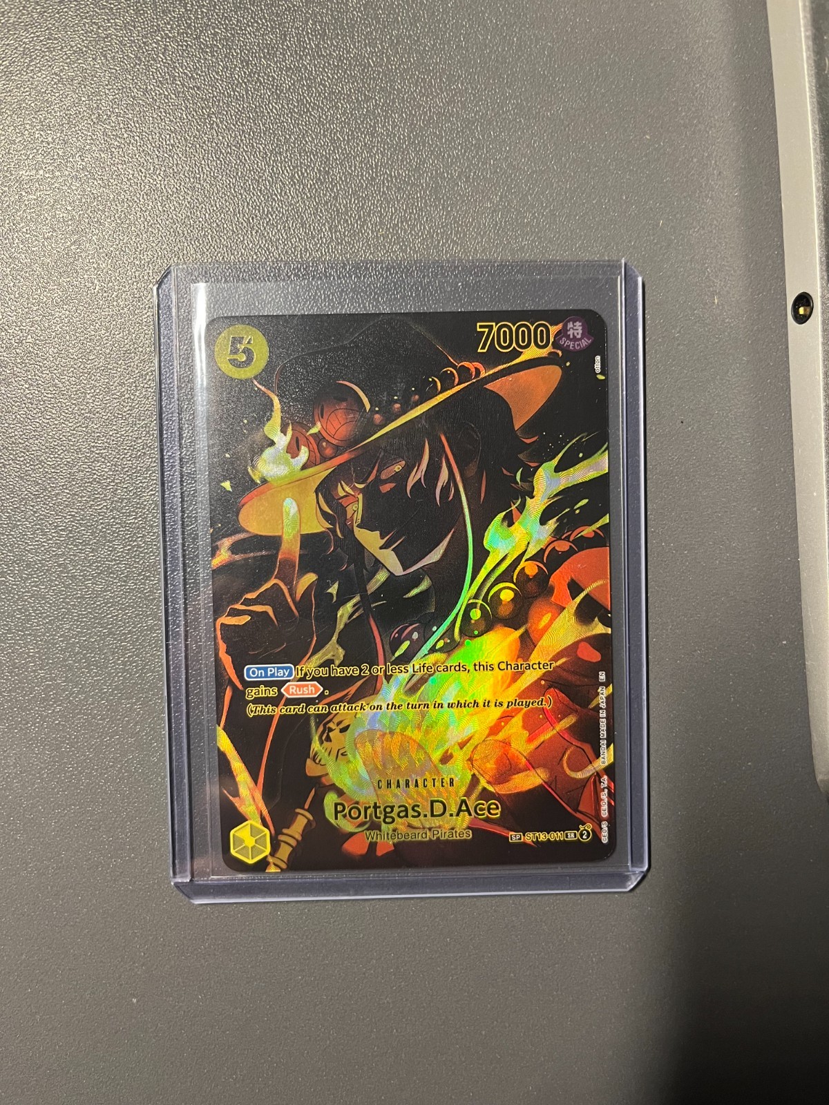 One Piece CCG - Portgas.D.Ace (SP) ST13-011 Legacy of the Master Special SR OP12