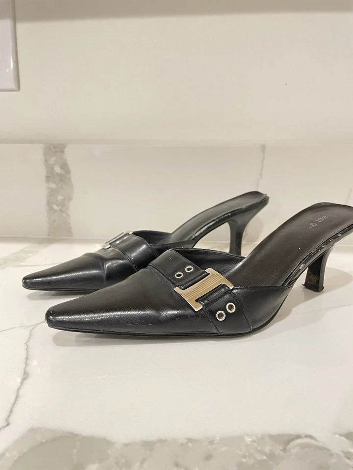 Apt 9 Back High Heels With Buckle Size W 7 - Image 2 of 4