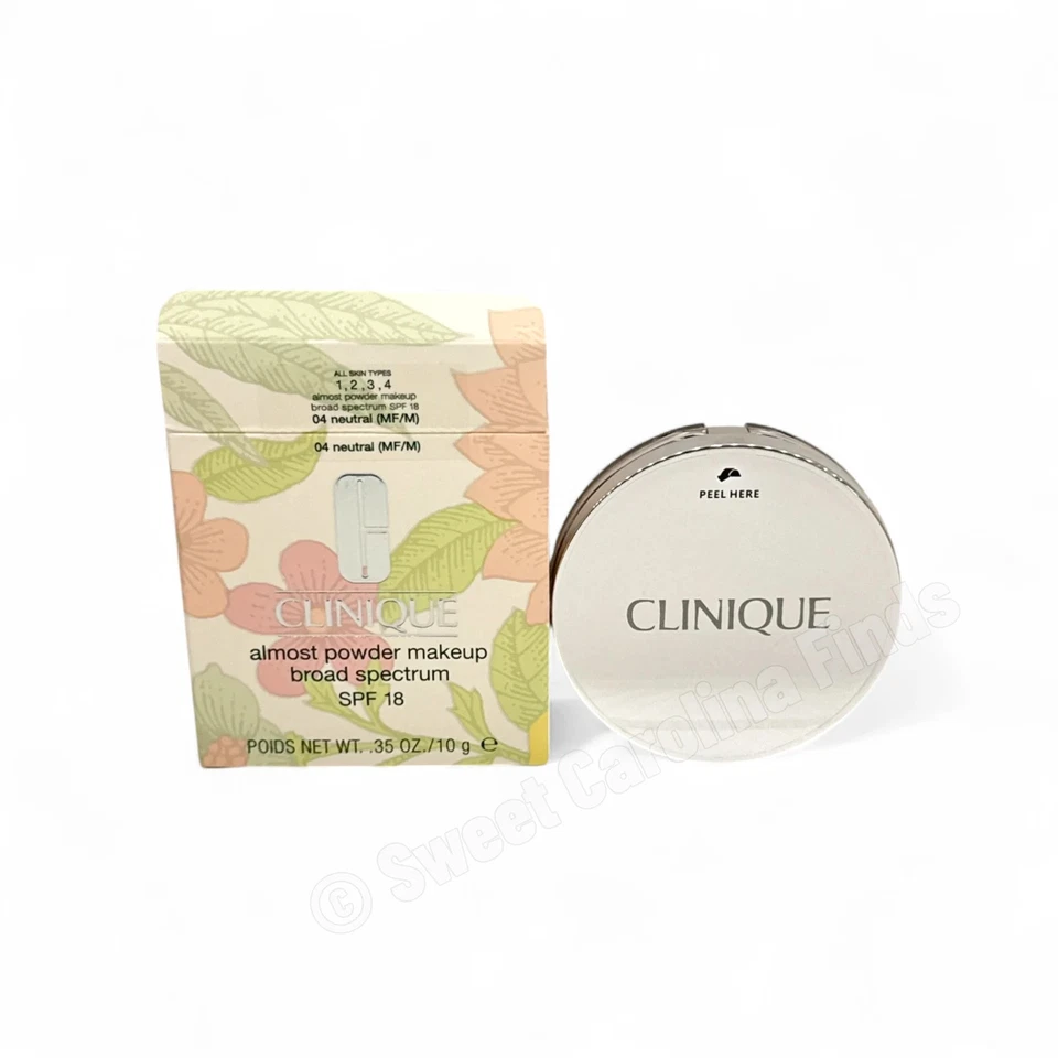 Clinique Almost Powder Makeup 04 Neutral SPF18 Oil-Free Matte Foundation - Image 2 of 4