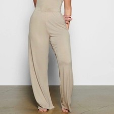 SKIMS Sleep Pants Pajama Lounge Pants Taupe Large