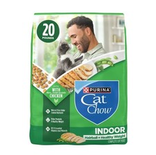 Purina Cat Chow Indoor Dry Cat Food Healthy Weight Hairball 20 lb, BIG SALE