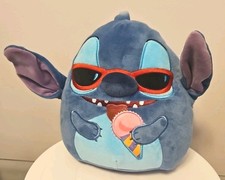 Disney STITCH W/ICE CREAM SQUISHMALLOWS NWT Plush 8" Jazwares Lilo STITCH