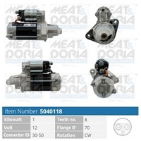 Meat & Doria Anlasser Starter 5040118 12V FüR Suzuki SX4 Classic Ey Gy Ignis 2 3
