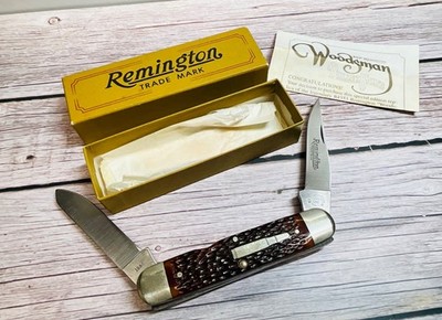 Remington USA 1985 Woodsman Bullet Knife #R4353 New In Box Vintage