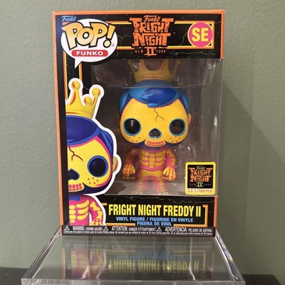 Funko Fright Night Freddy II Pop Viny Figure Party Exclusive LE 1700 Blacklight