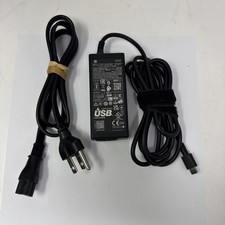 Genuine HP  45W  USB-C  Laptop Charger AC Power Adapter w/ Power Cord