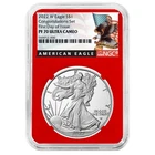 2022-W Proof $1 American Silver Eagle Congratulations Set NGC PF70UC FDI Black