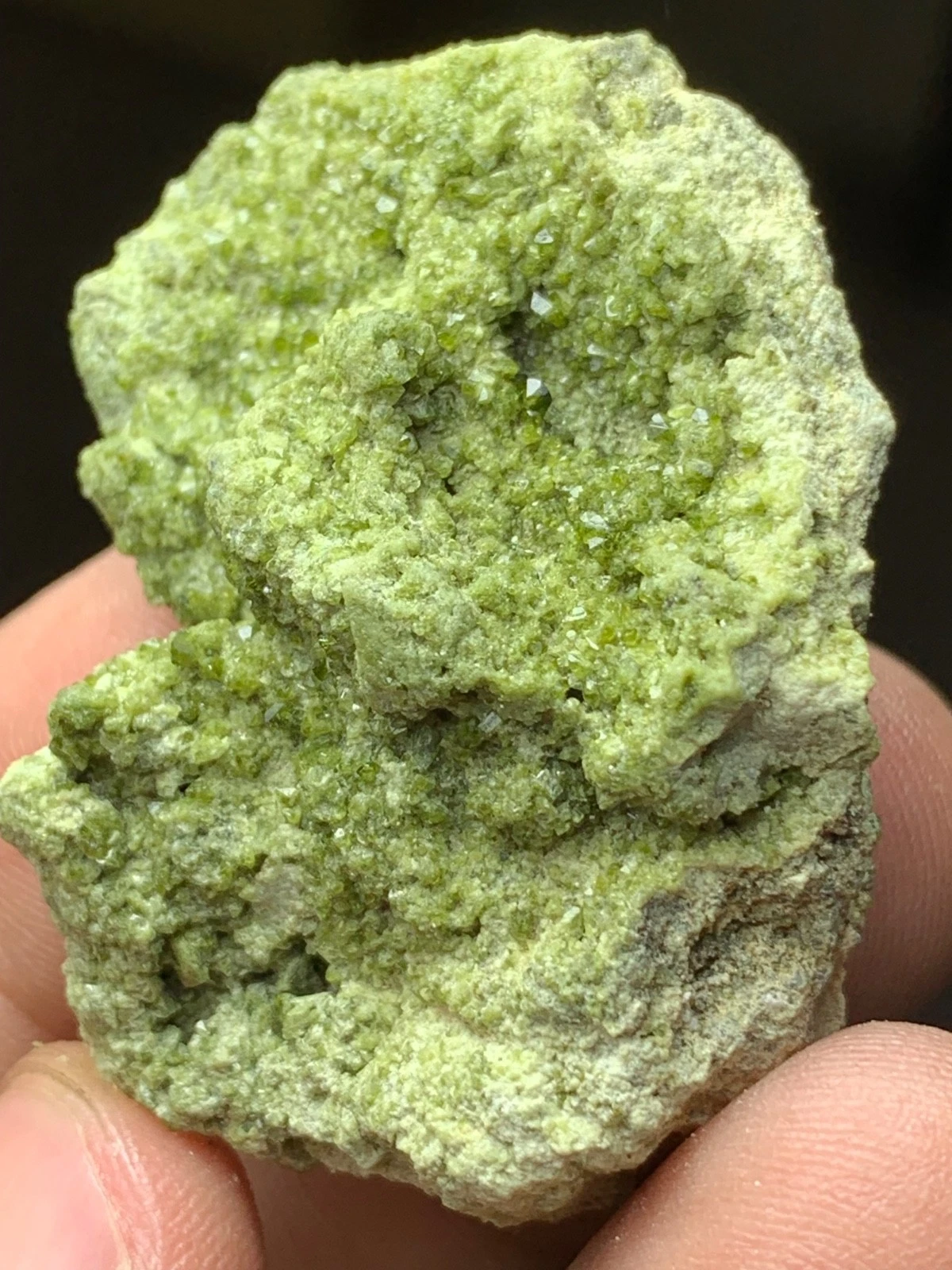 Green Garnet Crystal Specimen — 130 ct, Afghanistan