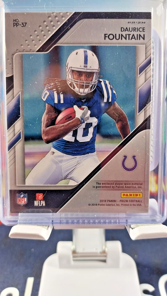 2018 Panini Prizm Prizm Premier Jerseys Daurice Fountain #PP-37 - Image 2 of 2