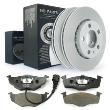 Bremsscheiben Bremsbeläge WK vorne 239mm für Skoda Fabia I 6Y II VW Polo IV 9N