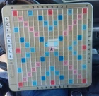 Vintage Scrabble Deluxe Edition Turntable Rotate Board ONLY!! Milton Bradley