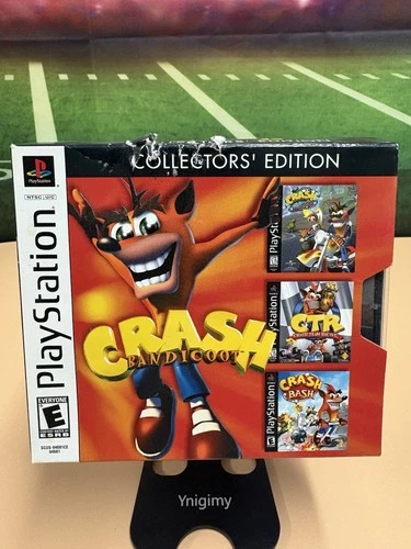Crash Bandicoot: Collectors' Edition (Sony PS1, 2002) Crash Warped Disc Missing