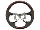HILUX N70 2012-2014 STEERING WHEEL OE RED-WINE WOOD BEIGE for TOYOTA
