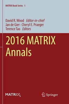 2016 MATRIX Annals David R. Wood