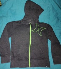 Boy's Youth Hurley Zip Front Hoodie Size S
