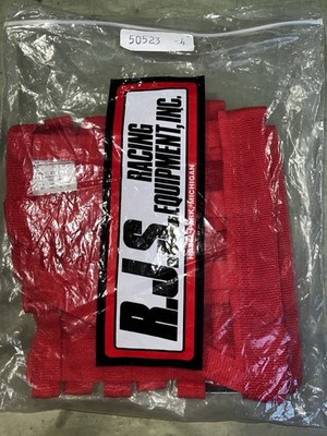 RJS Safety Products 10000201 Ribbon Window Safety Net - Trapezoid; Red