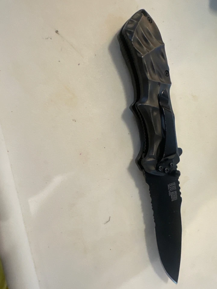 Smith & Wesson Black Ops SWBLOP3S Assisted Opening Folding Knife - Great - Image 3 of 4