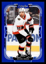 2025-26 UD OPC Blue Parallel 464 Michael Amadio, Ottawa Senators