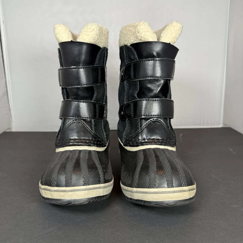 Botas Sorel Kids 1964 Pac Correa Negras Impermeables Nieve Juvenil Talla 13 Foto 3 de 4