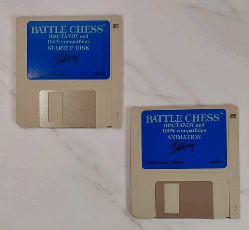 Vintage Interplay Battle Chess 1990 Big Box PC IBM Tandy 100% Komplett in Box - Bild 12 von 15