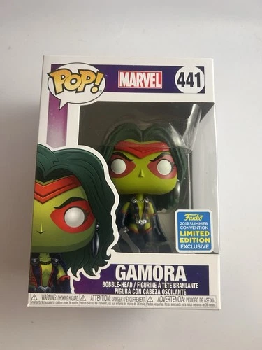 Marvel Funko Pop Vinyl - Gamora - No. 441 - SDCC Exclusive - Free Protector