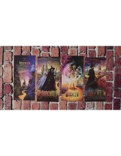 Lot De 4 Affiches WICKED Jon M Chu Wicked Elphaba Cynthia Erivo Glinda Ariana Gr