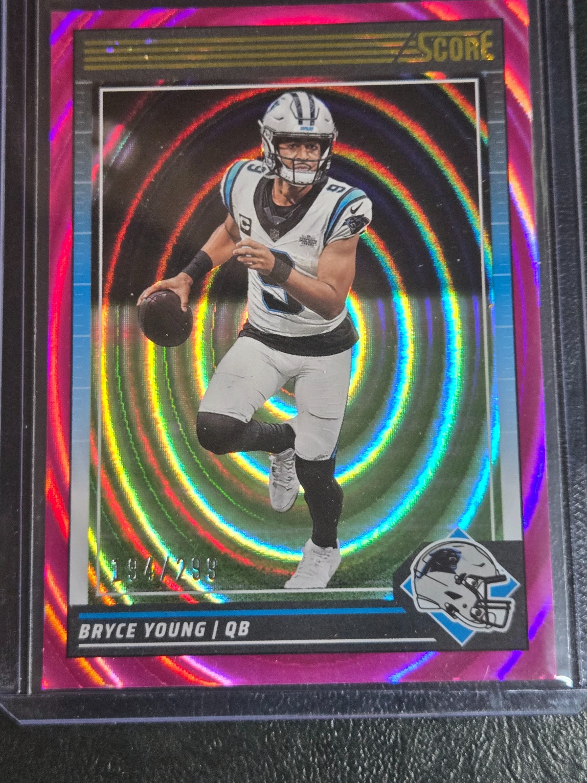 2024 Score - Bryce Young #37 Pink Ellipse /299 Carolina Panthers