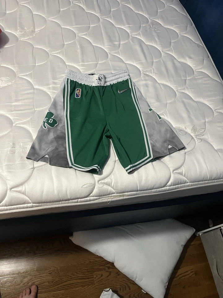 2022 Boston Celtics City Edition Game Shorts, Red Auerbach Edition - Image 3 of 4
