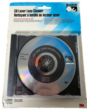 Scotch CD Disc Lens Cleaner 3M 1994 Vintage Laser Cleaner 38104 SEALED NEW