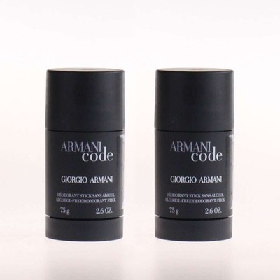 2x Giorgio Armani Code Homme deodorant stick 75g