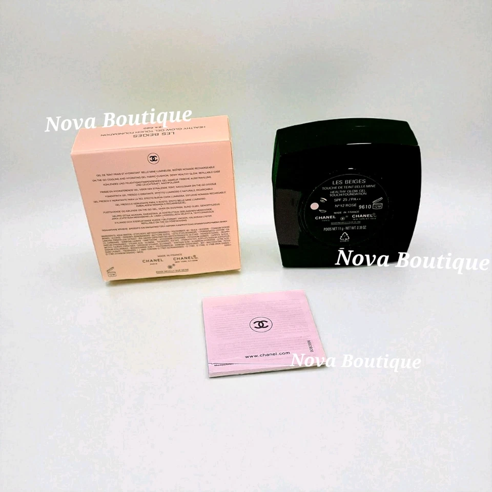 Chanel Les Beiges Healthy Glow Gel Touch Foundation – N°12 Rosé - Image 3 of 4