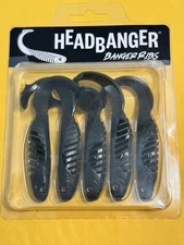 Headbanger  Banger Ribs 3.4”  Green Pumpkin