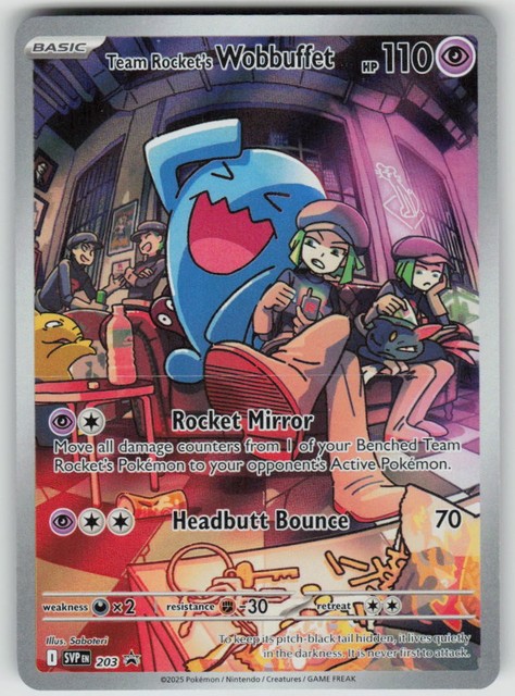 Team Rocket's Wobbuffet (Scarlet & Violet Promo)