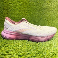 Brooks Glycerin 20 Womens Size 9 White Purple Athletic Running Shoes Sneakers