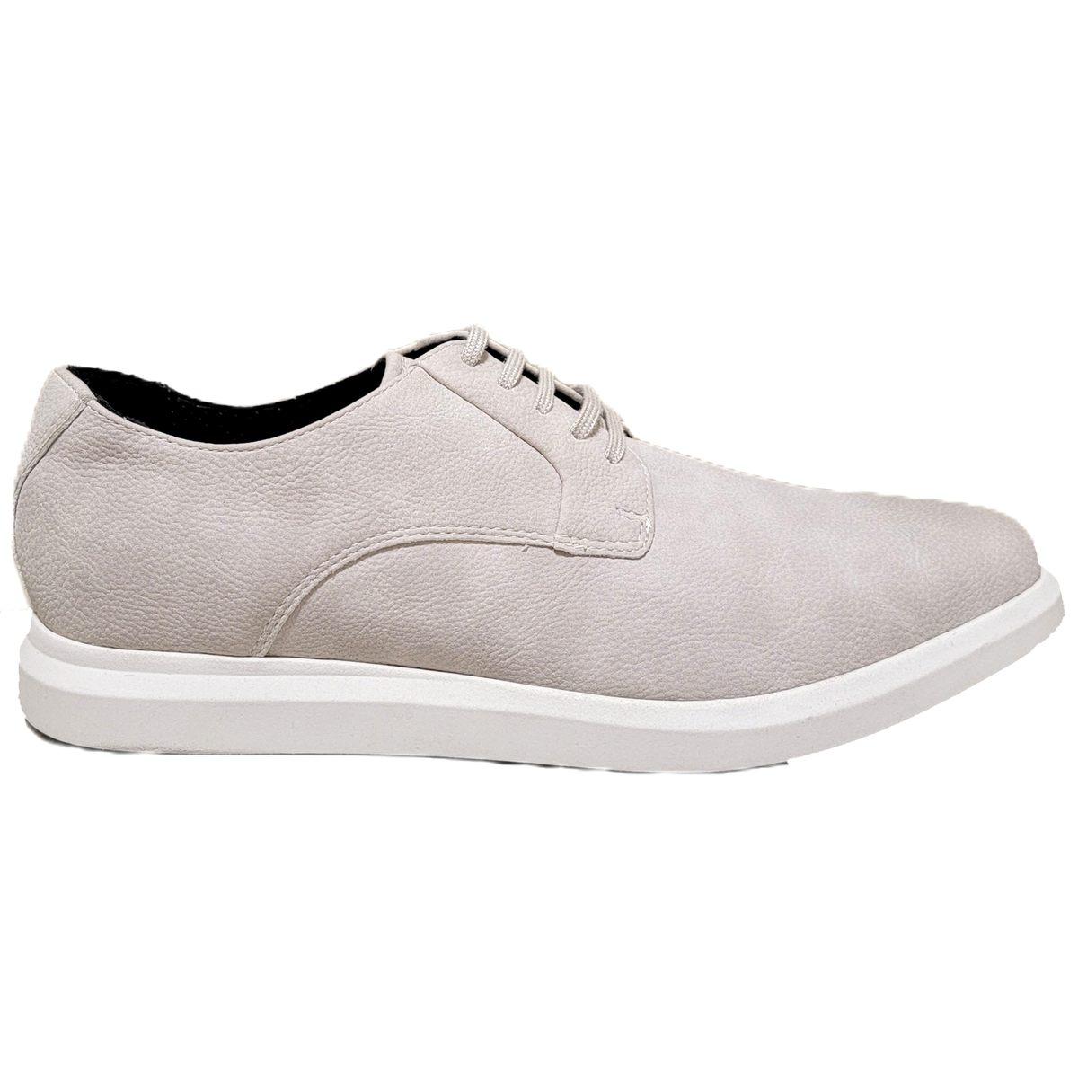Calvin Klein Men\'s Gray Lace-Up Butter Soft Shoes In A Size 9M. Office, Casual Calvin Klein Leather Upper Gray Casual Shoes for Men for  main image 2