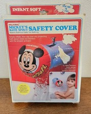 Shelcore Kids Mickey's Bath Spout Safety Cover Vintage Walt Disney 1986 New