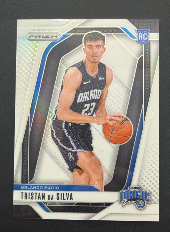 Tristan Da Silva 2024-25 Panini Prizm White Prizm 056/175 RC #256