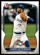 2023 Juaron Watts-Brown Bowman Draft Rookie Card #BD-113