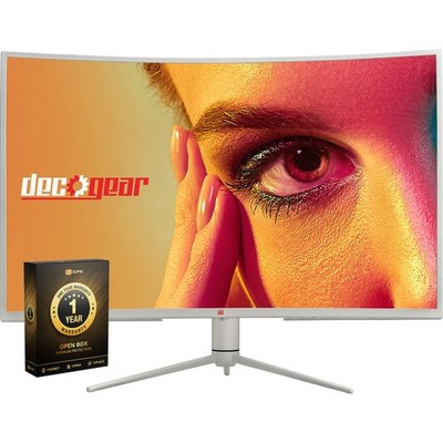 Deco Gear 39'' Curved Ultrawide Gaming Monitor White (Open Box) + 1 Year Warranty