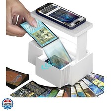 MTG Card Scanner Stand for ManaBox, Adjustable Phone Holder, Sloped Tray Trad...