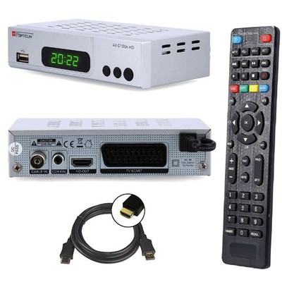 Digital Kabel Receiver Opticum C100 HD mit USB TV Aufnahme PVR Ready HDMI DVB-C