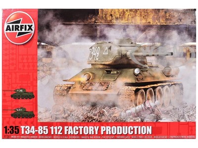 AIRFIX 1361  T34-85 112 FACTORY PROD. TANK 1/35 SCALE MODEL NIB