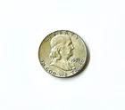 US 1959 P Mint FRANKLIN HALF DOLLAR 90% SILVER 50C COIN XF