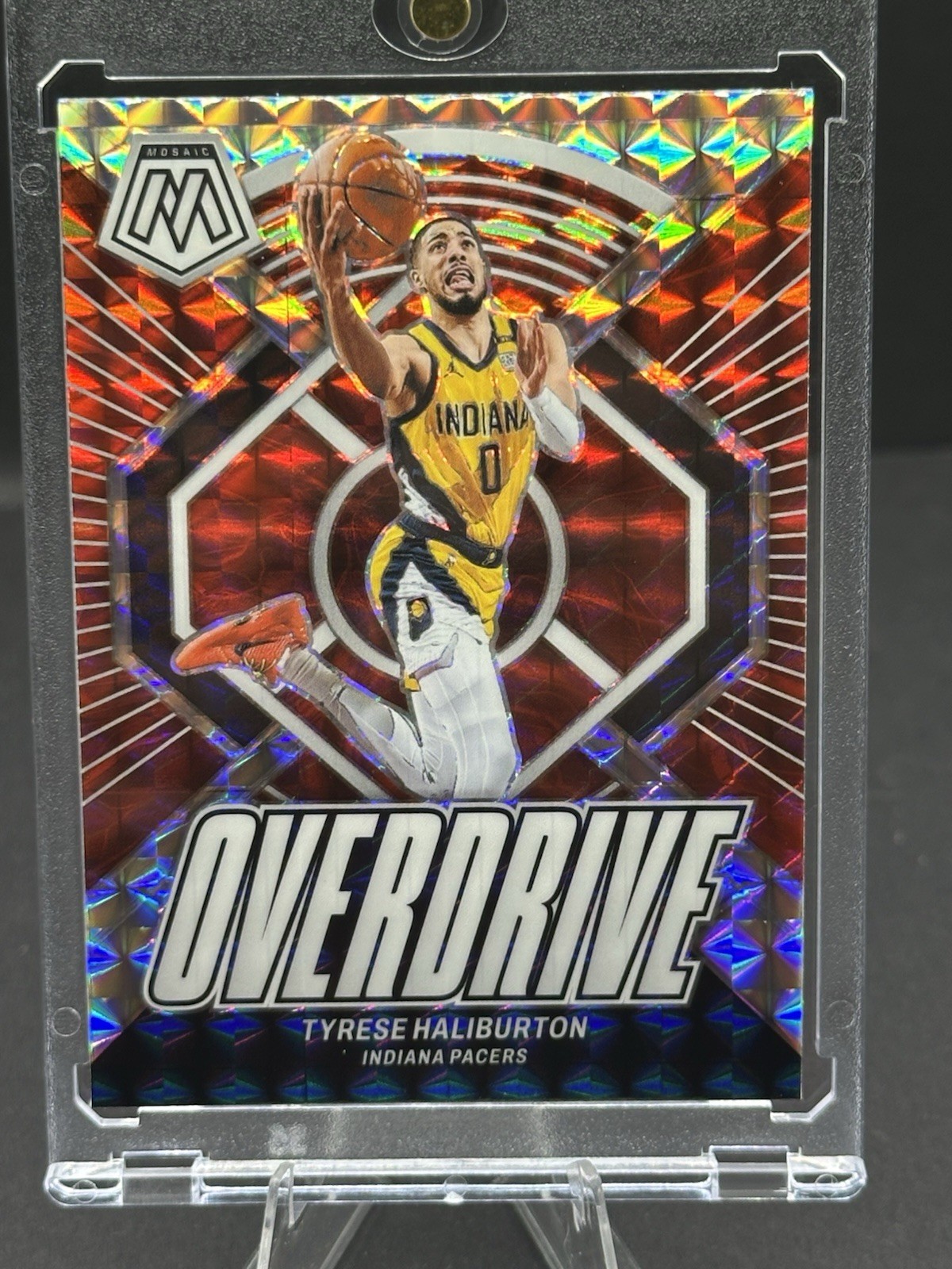 2023-24 Panini Mosaic Overdrive Tyrese Haliburton #2