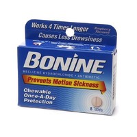 Bonine Motion Sickness Prevention Raspberry Chewable Tablets 8 Each on sale Bonine Motion Sickness Prevention Raspberry Chewable Tablets 8 Each on sale