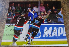 CADEN PRICE ANDREW CRISTALL DUAL SIGNED 8X10 MATTE PHOTO KRAKEN CAPITALS (A)